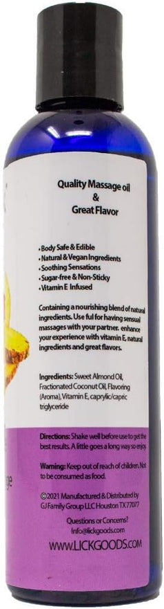 Edible Sensual Massage Oil